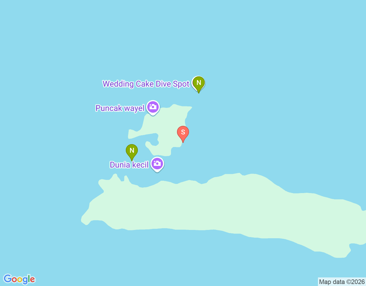 Mapa de ubicación de Wayil