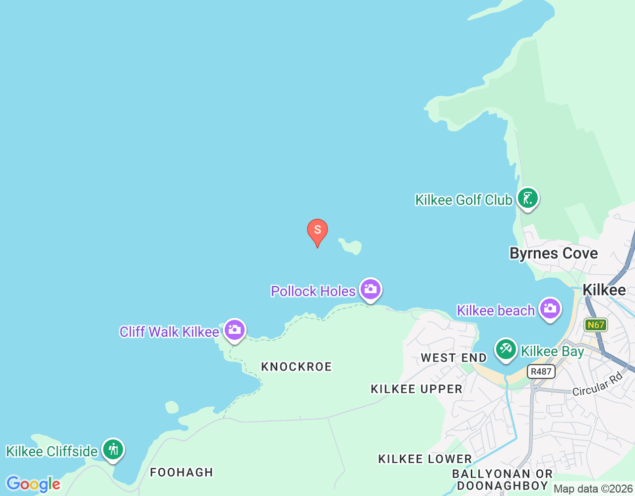 Mapa da localização de H.M.S. Martin