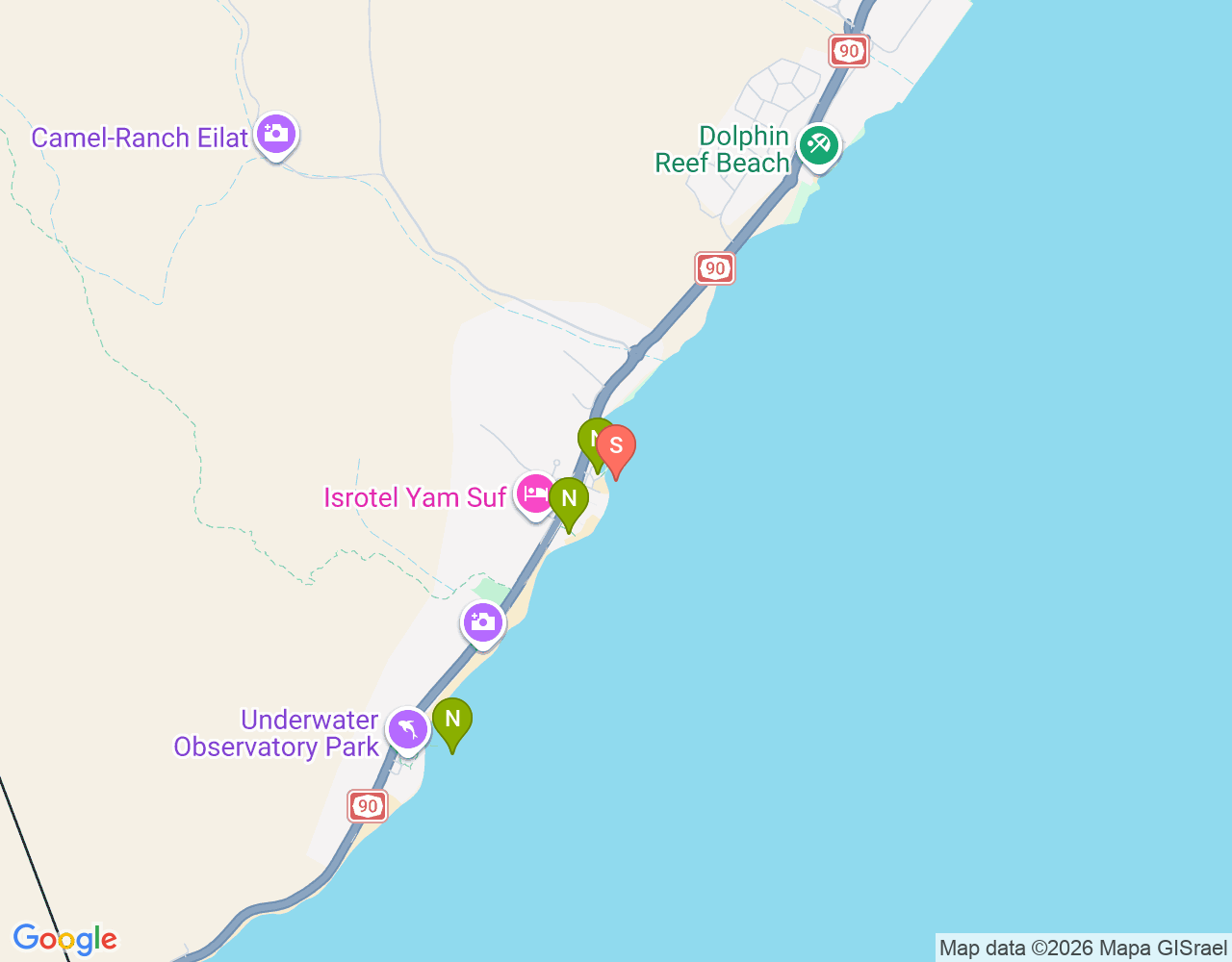 Mapa da localização de Site de Mergulho - סטי"ל (24 metros)