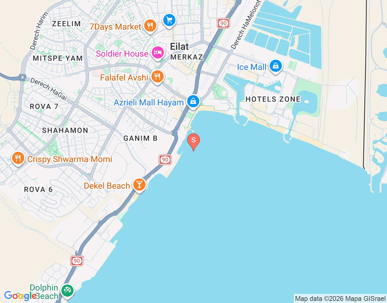 Mapa de ubicación de סופה