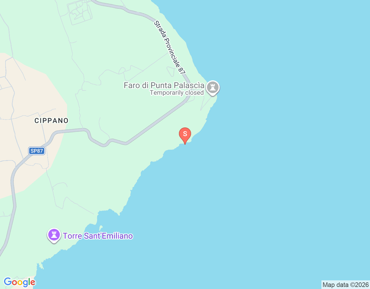 Aquario Nord location map