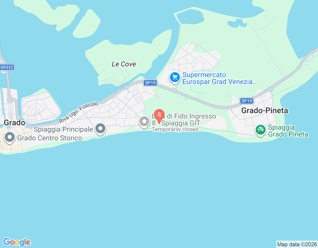 Mapa de ubicación de Kite Life