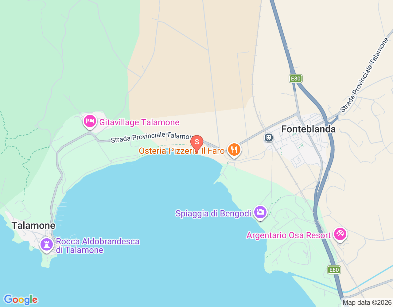 Mapa de ubicación de Kite surf beach