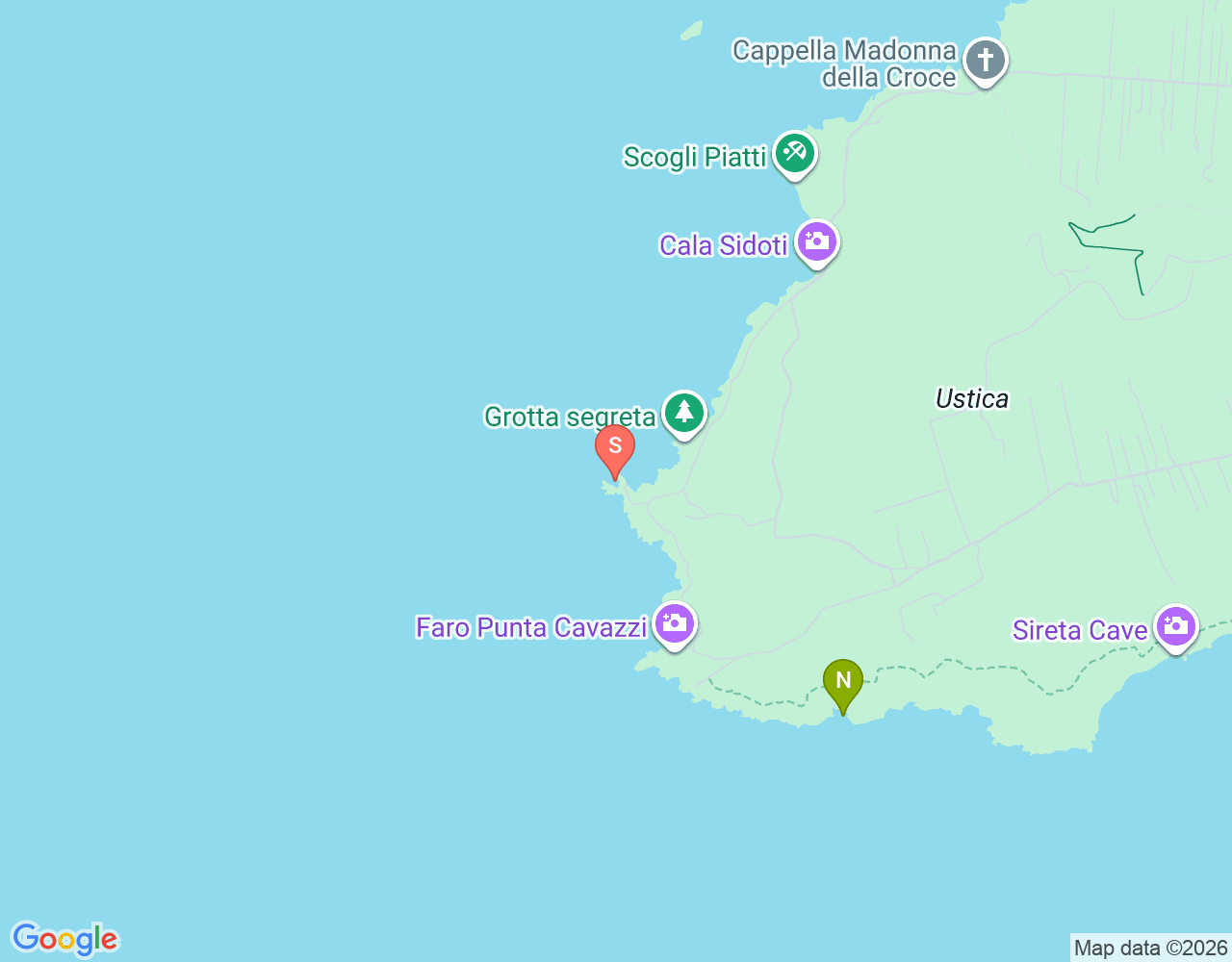 Mapa da localização de Le Piramidi