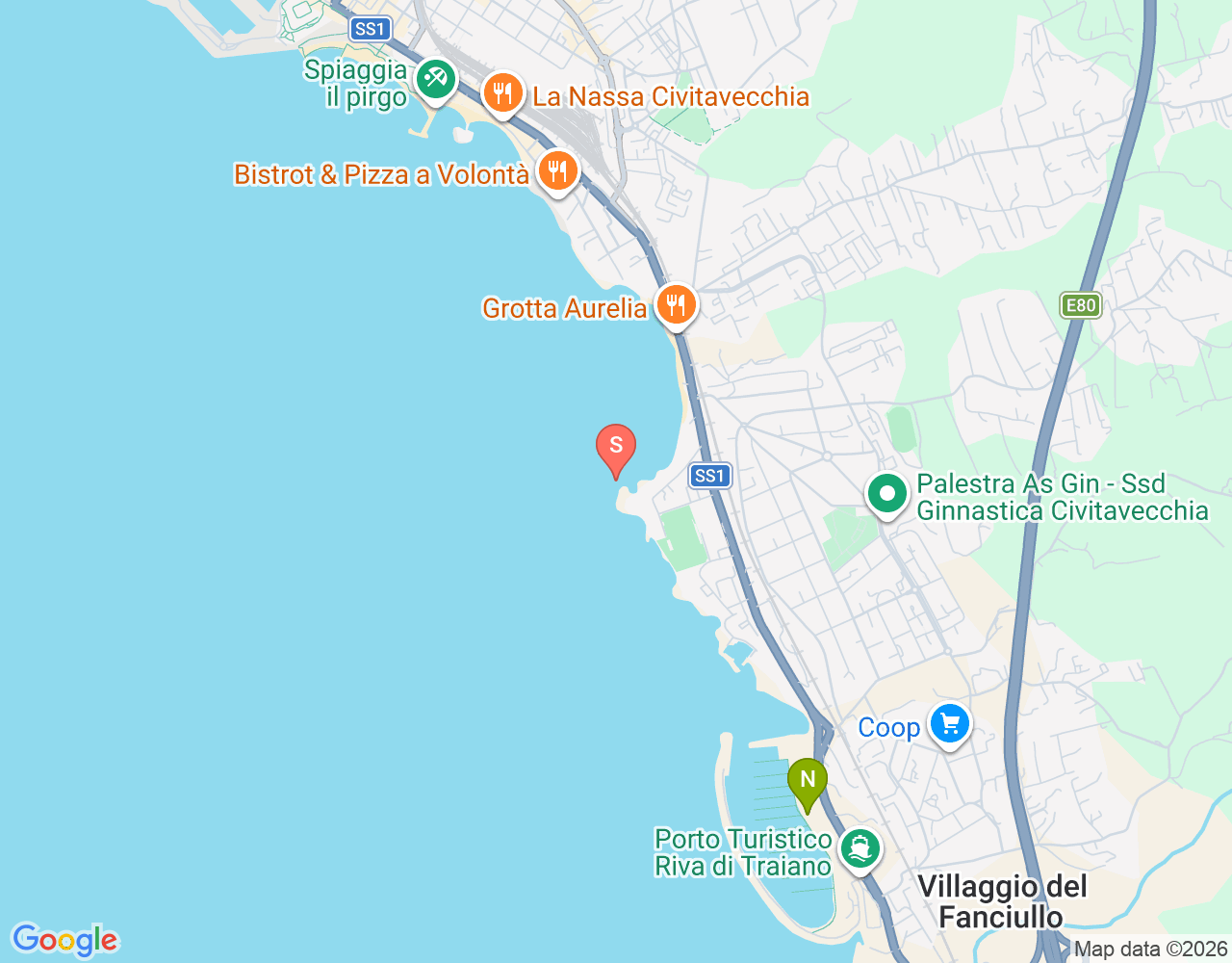 Mapa de ubicación de Piccolo Paradiso