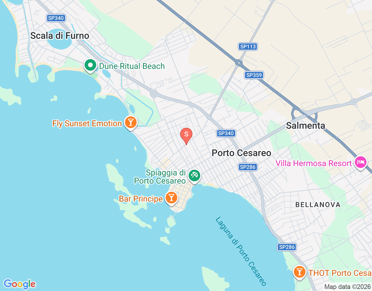 Mapa da localização de Salento Nautica