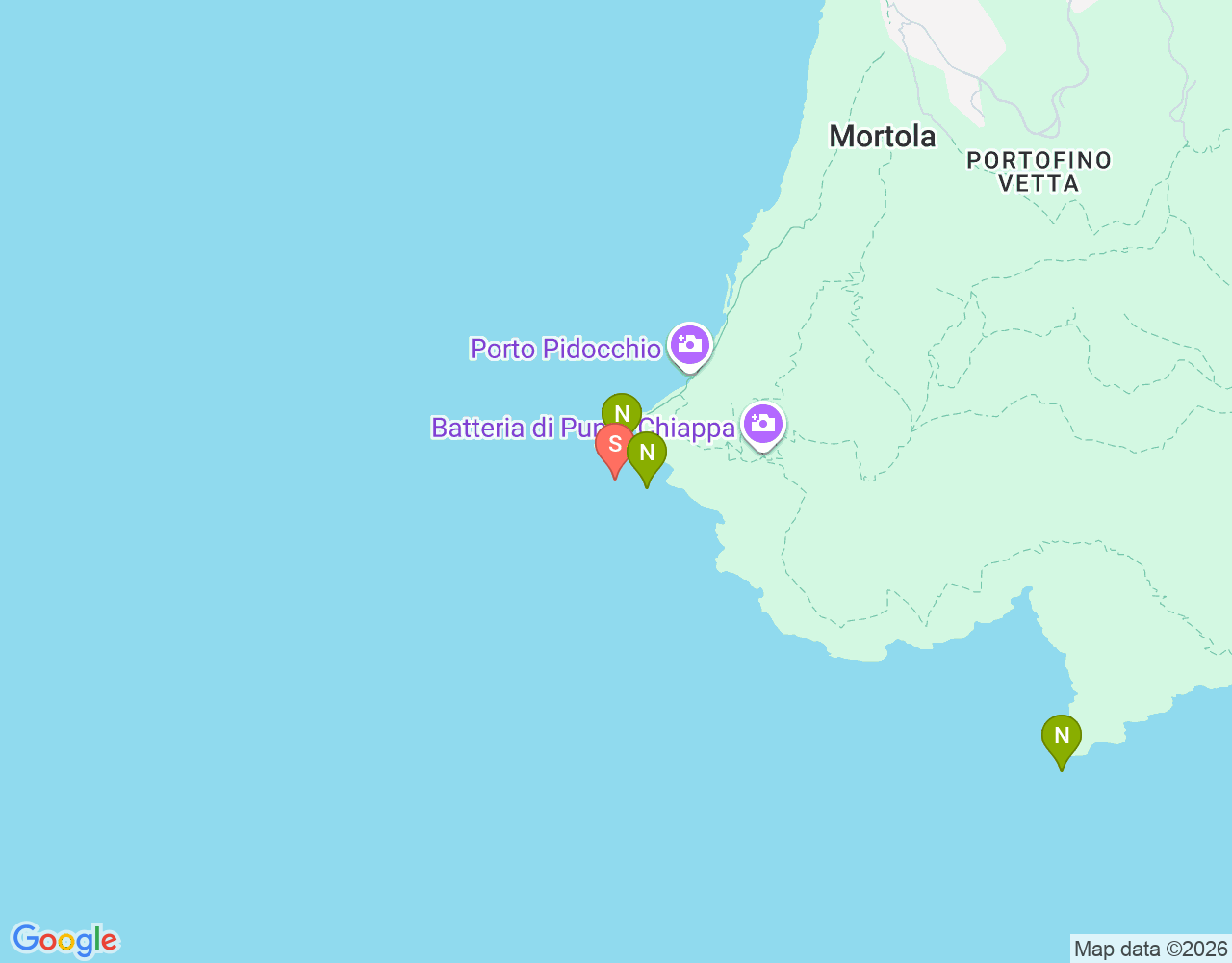 Mapa da localização de Secca dell'Isuela