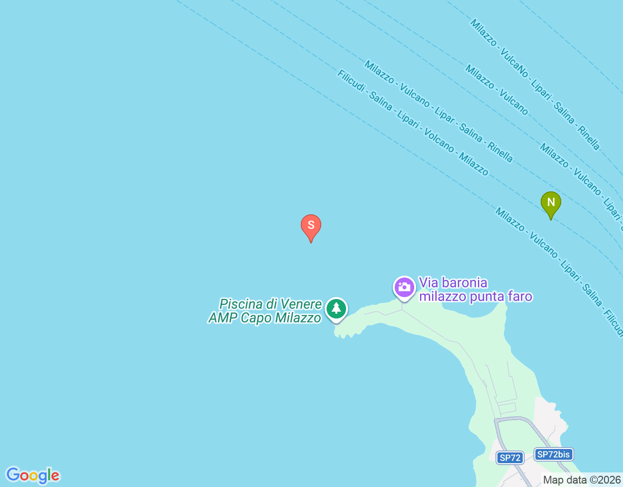 Mapa de ubicación de Secca di Ponente