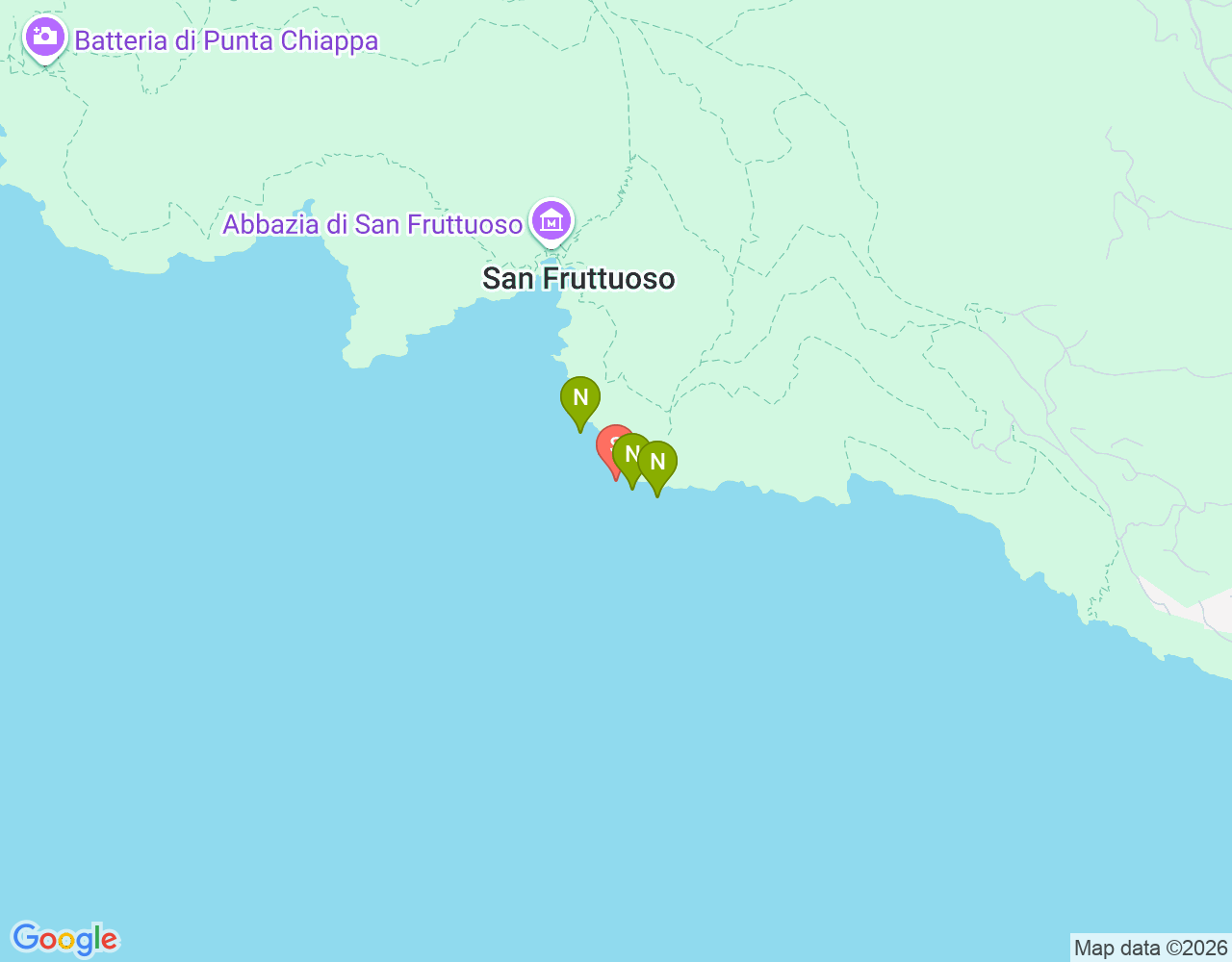 Mapa da localização de Secca Gonzatti