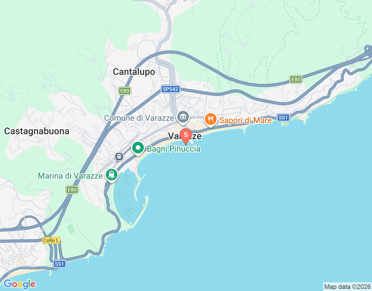 Mapa da localização de Secca