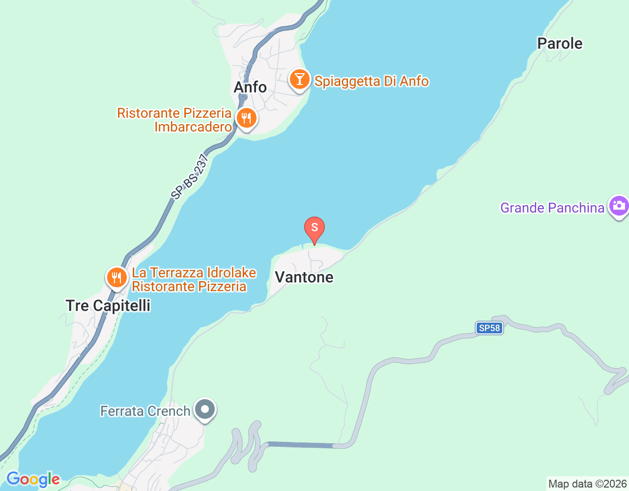 Mapa da localização de Surfpoint Lago d'Idro