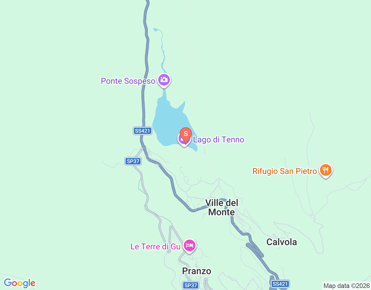 Mapa de ubicación de Tenno lake rent
