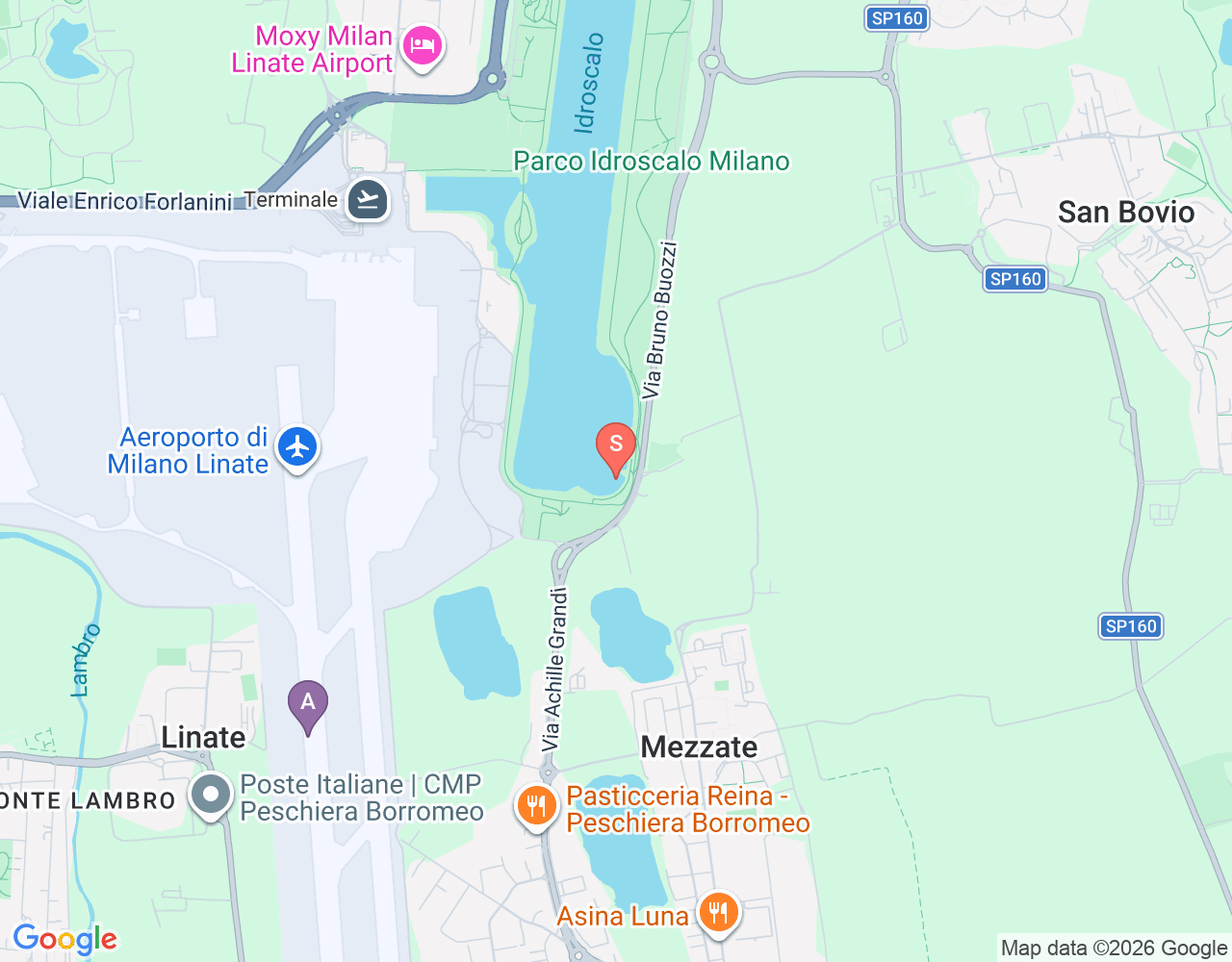 Mapa da localização de Wakeparadise Milano