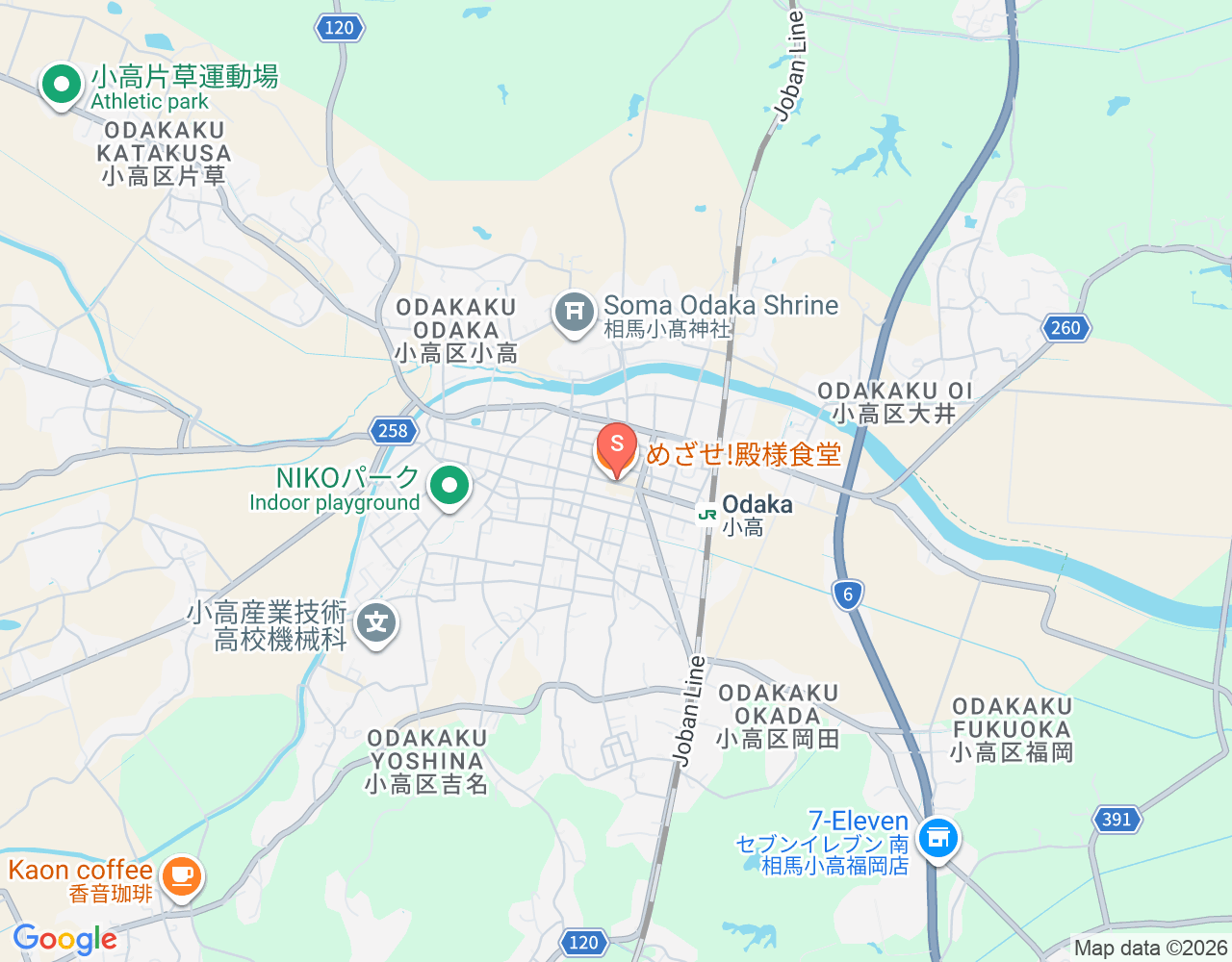 M.S.P. location map