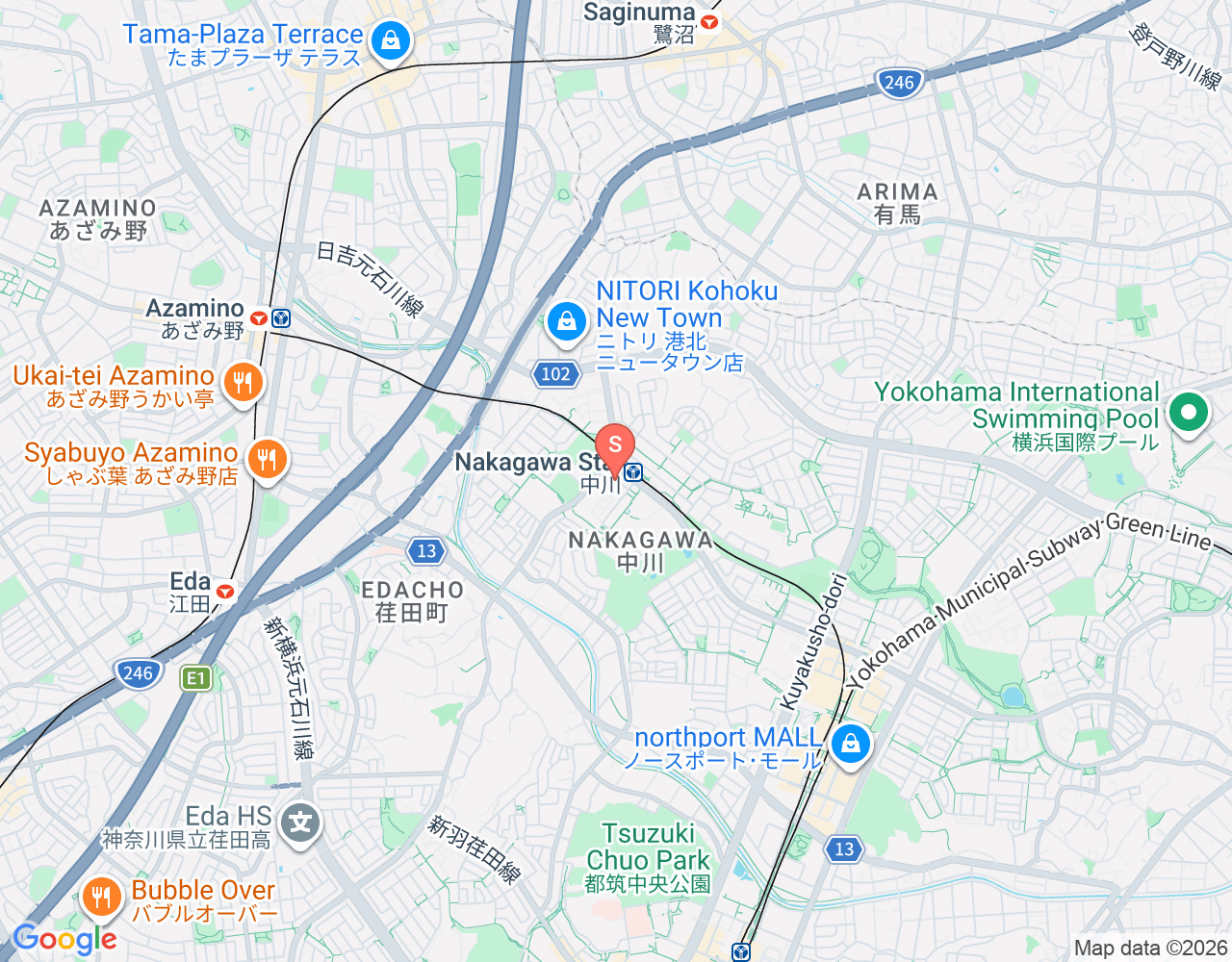 MACSURF location map