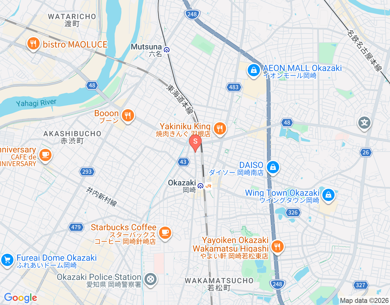 わっしょいダイバーズ location map