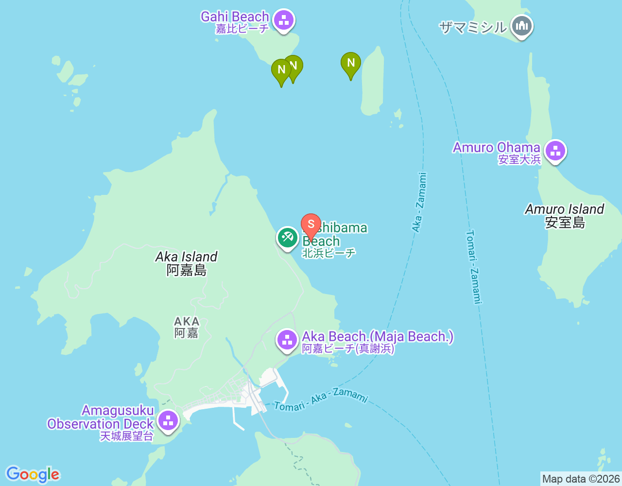 Mapa da localização de 西浜・にしはま
