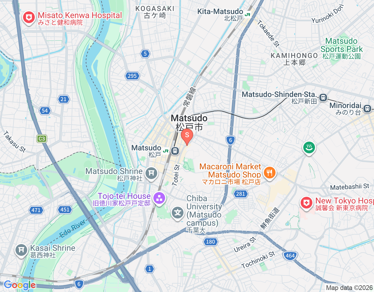Mapa da localização de Fizz