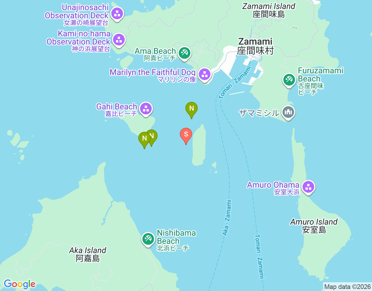 アダン前 location map