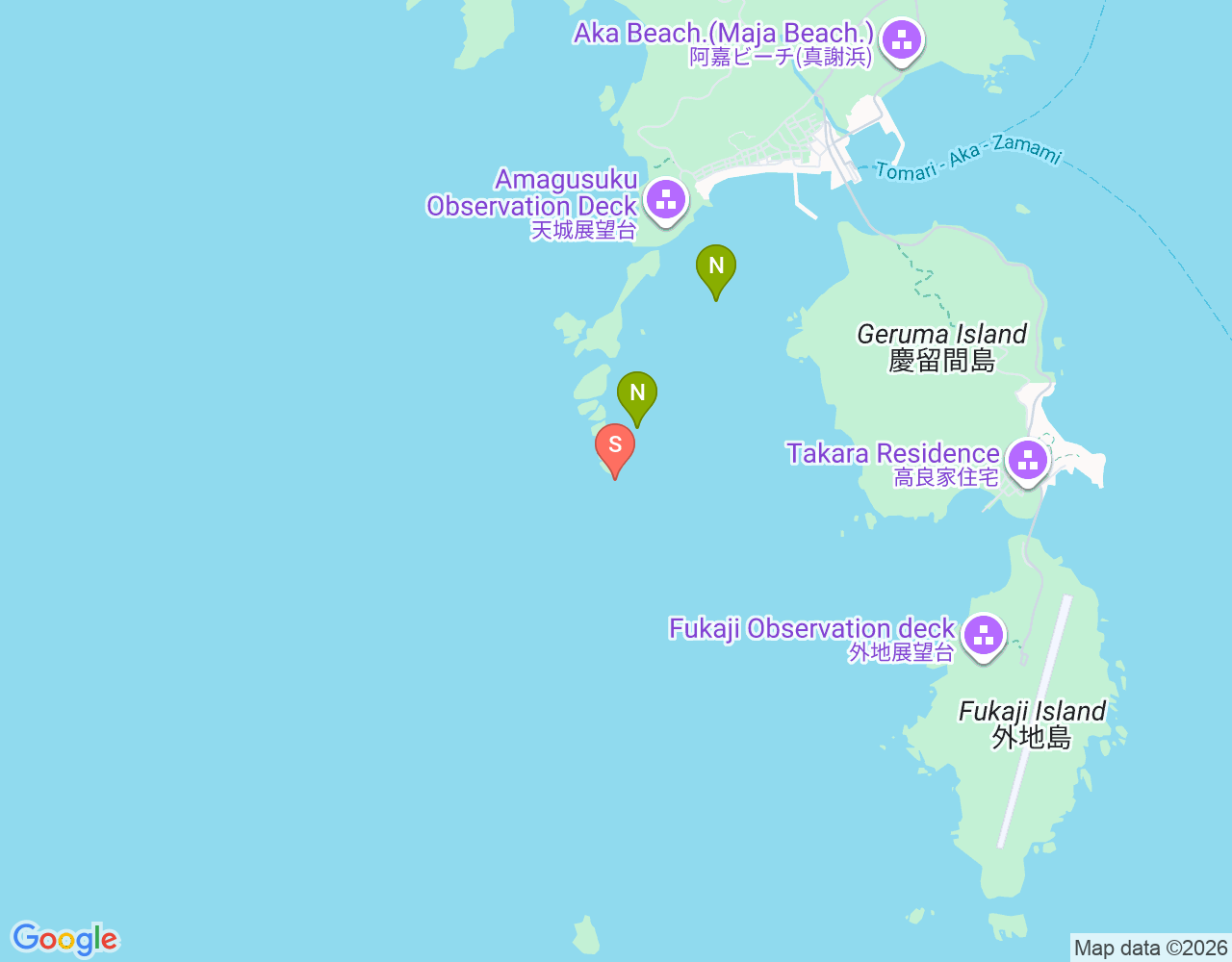 Mapa da localização de 佐久原