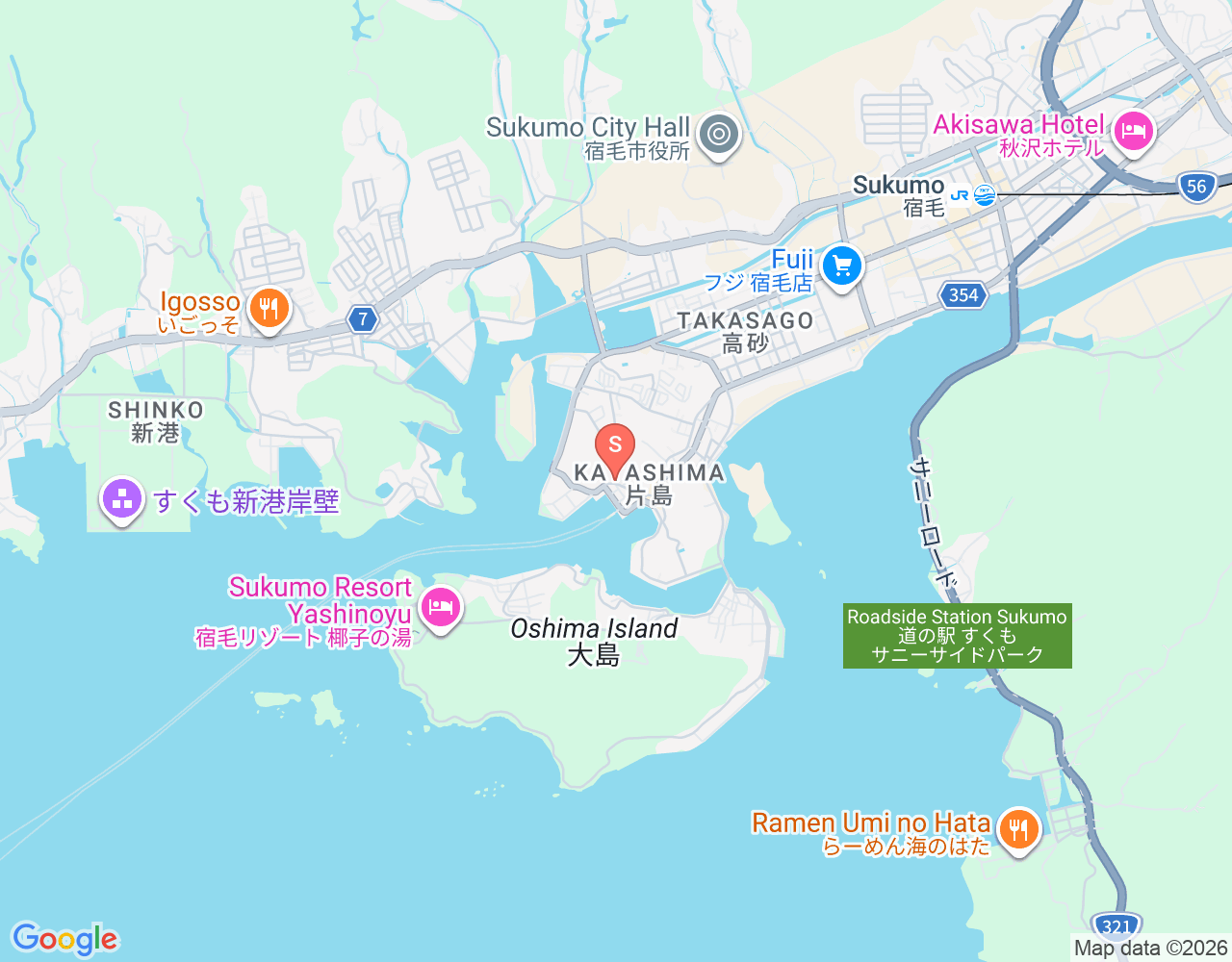 沖の島 ダイビング黒潮 location map