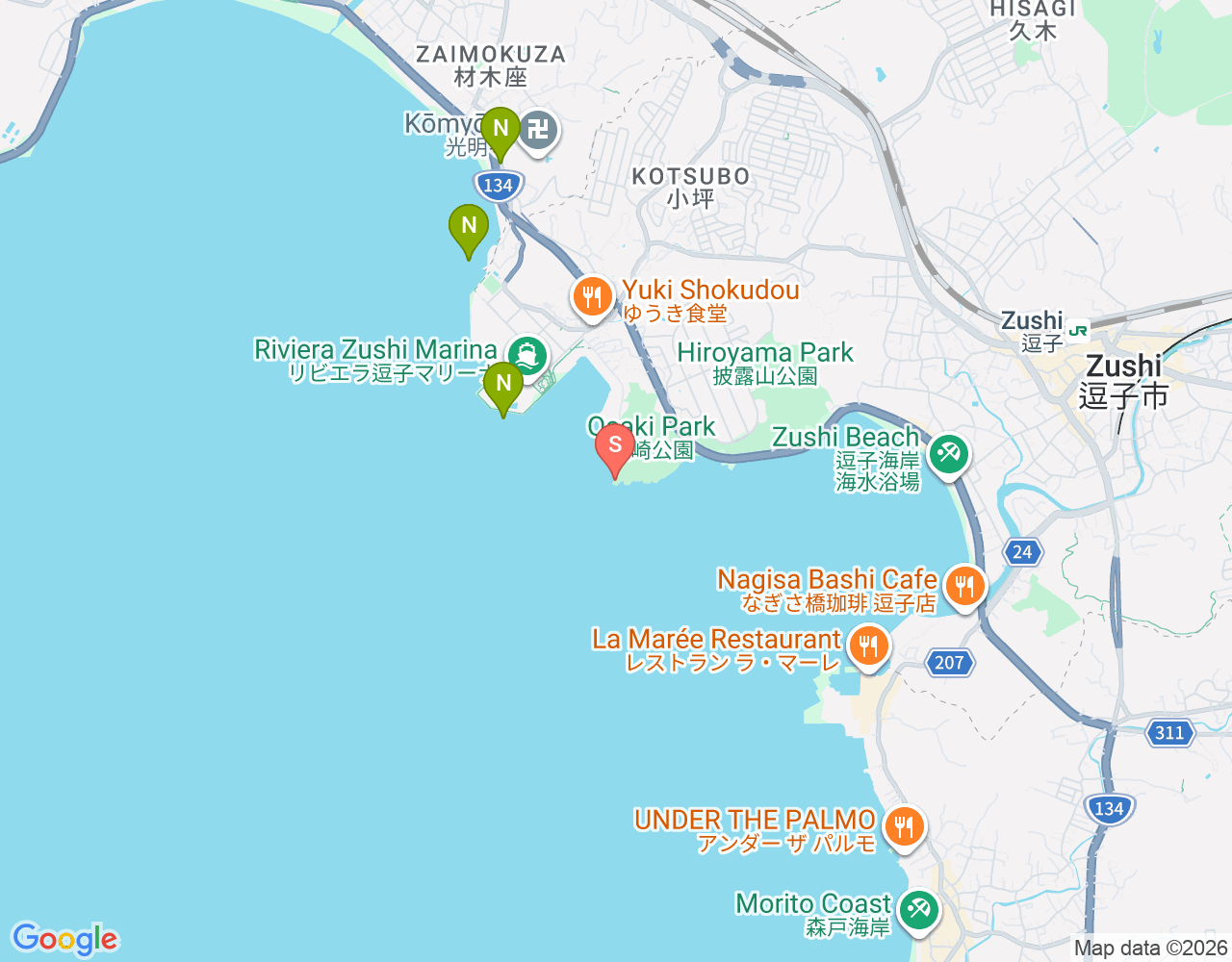 Mapa de ubicación de 大崎