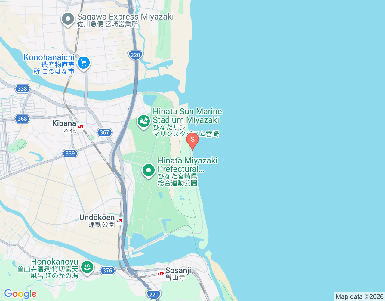 Mapa de ubicación de 木崎浜サーフポイント