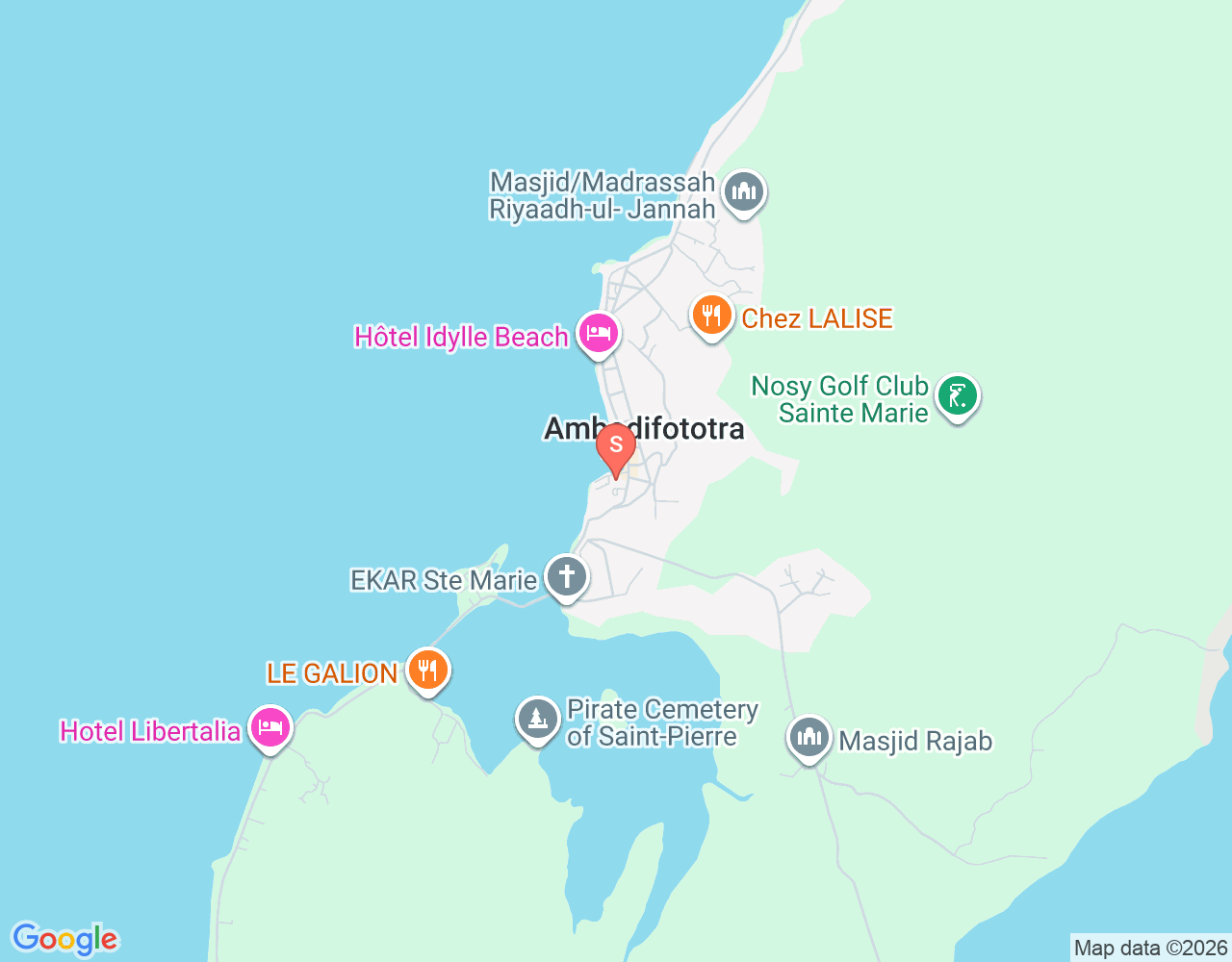 Mapa de ubicación de Il Balenottero