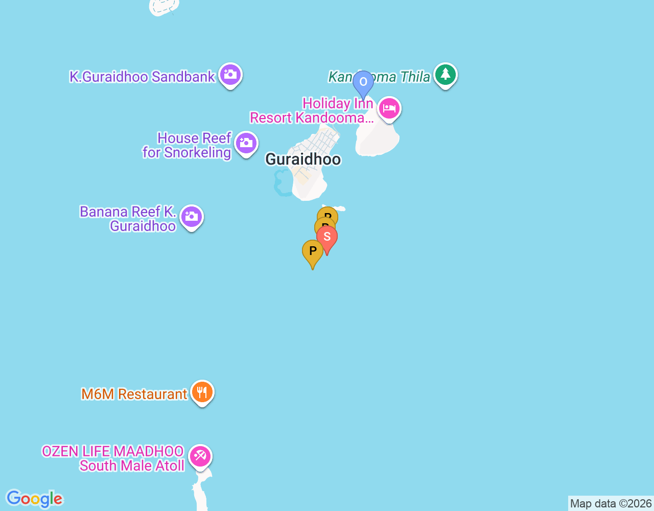 Mapa de ubicación de Banner Reef