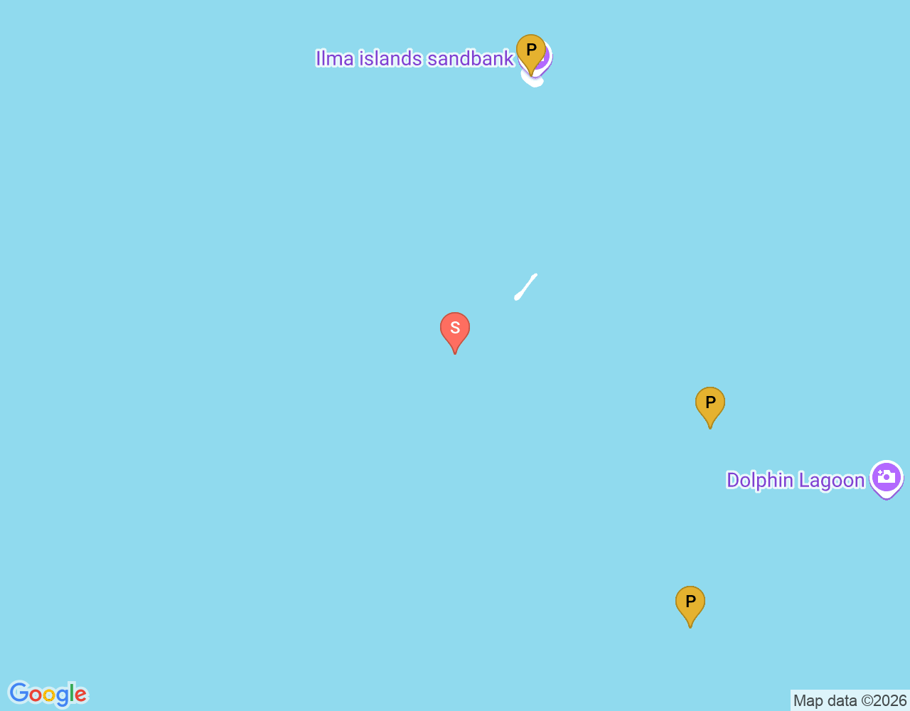 Mapa de ubicación de Coral Faru