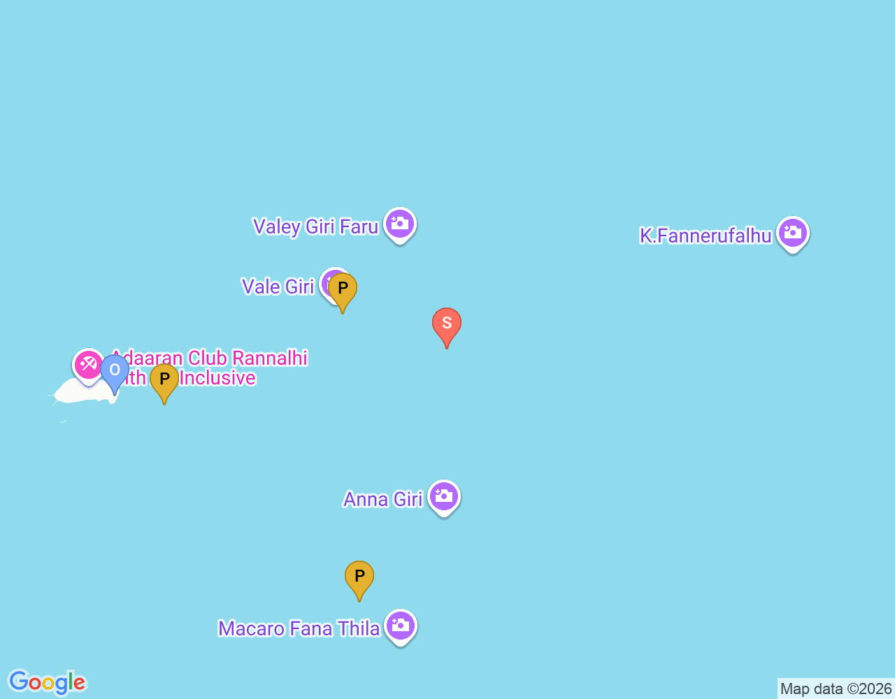 Mapa da localização de Dong Giri