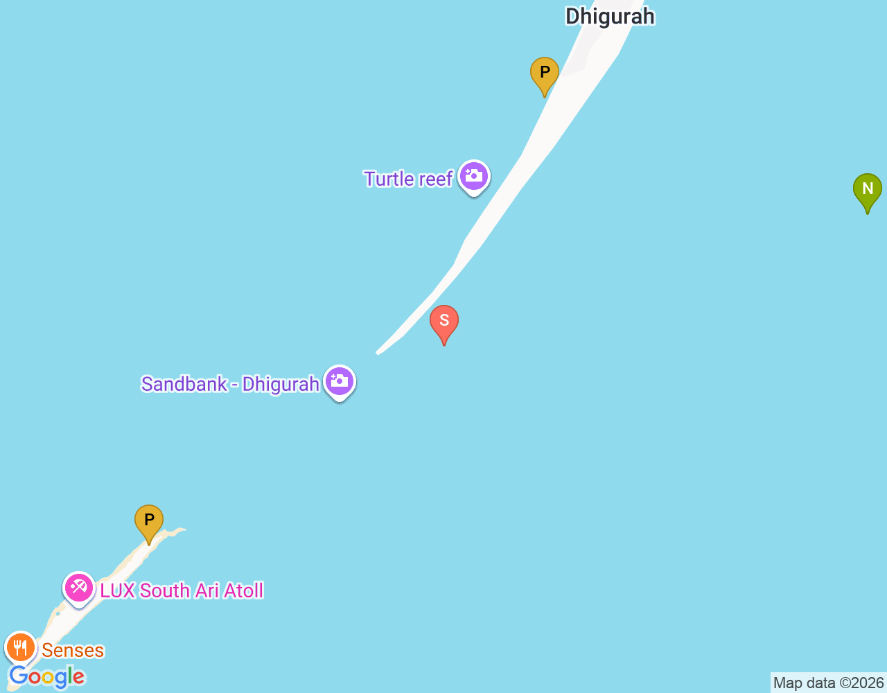 Mapa da localização de Fish Bank