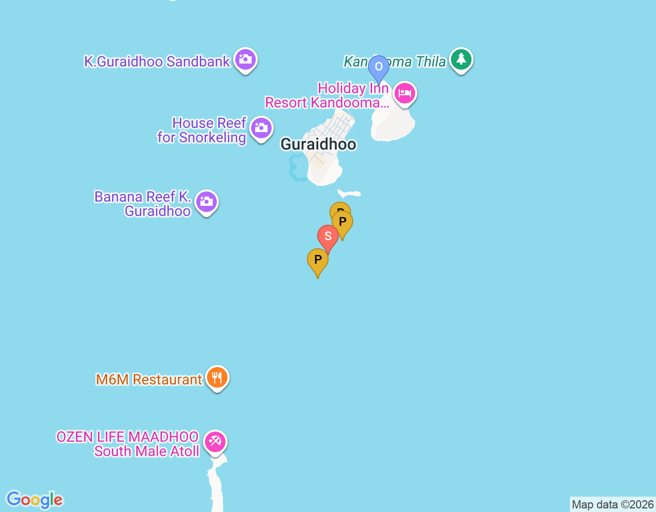 Mapa de ubicación de Guradoo North