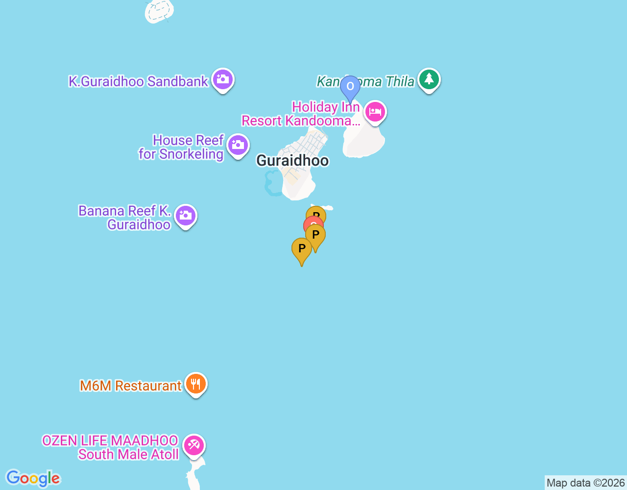 Mapa de ubicación de Guraidhoo Corner