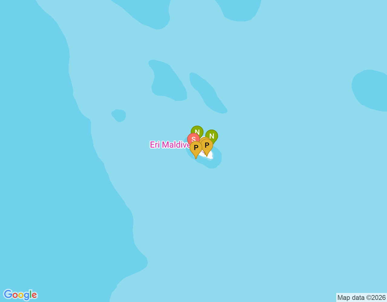 Mapa de ubicación de house reef