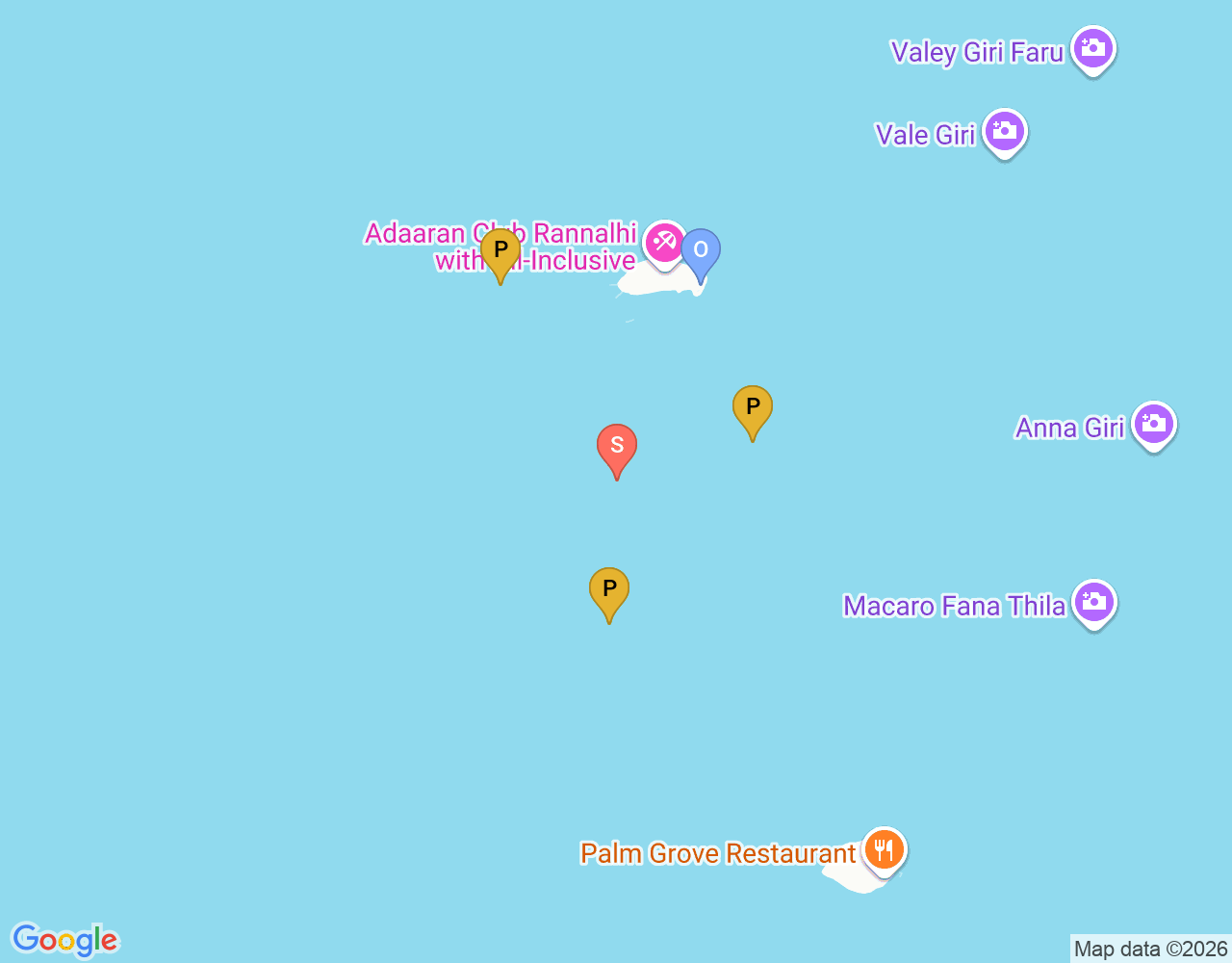 Mapa da localização de Jack Faru