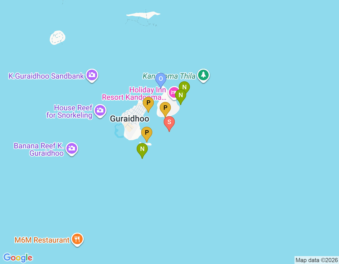 Mapa da localização de Kandoma Beru