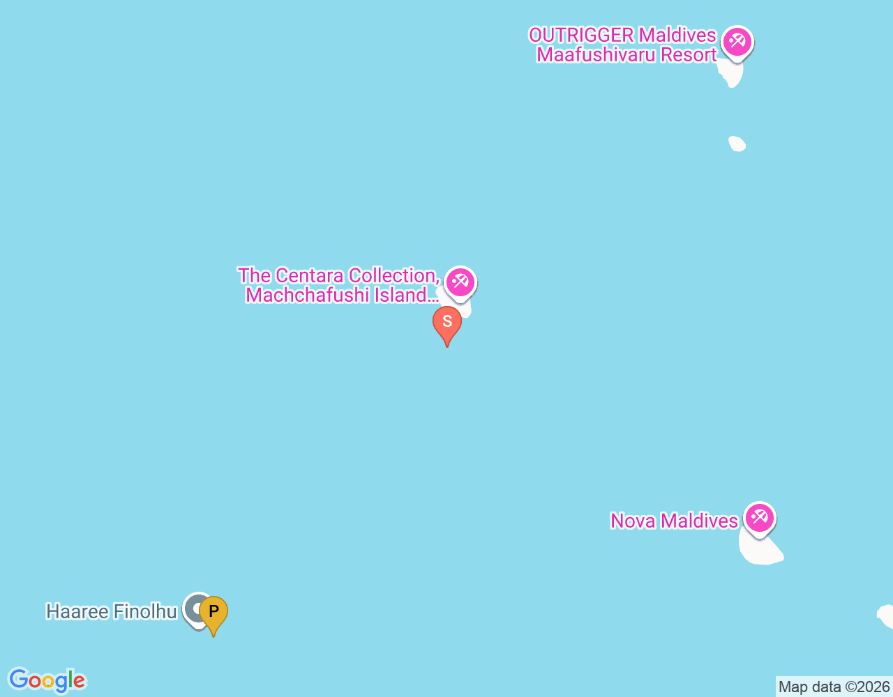 Mapa da localização de Kudhi Maa Wreck
