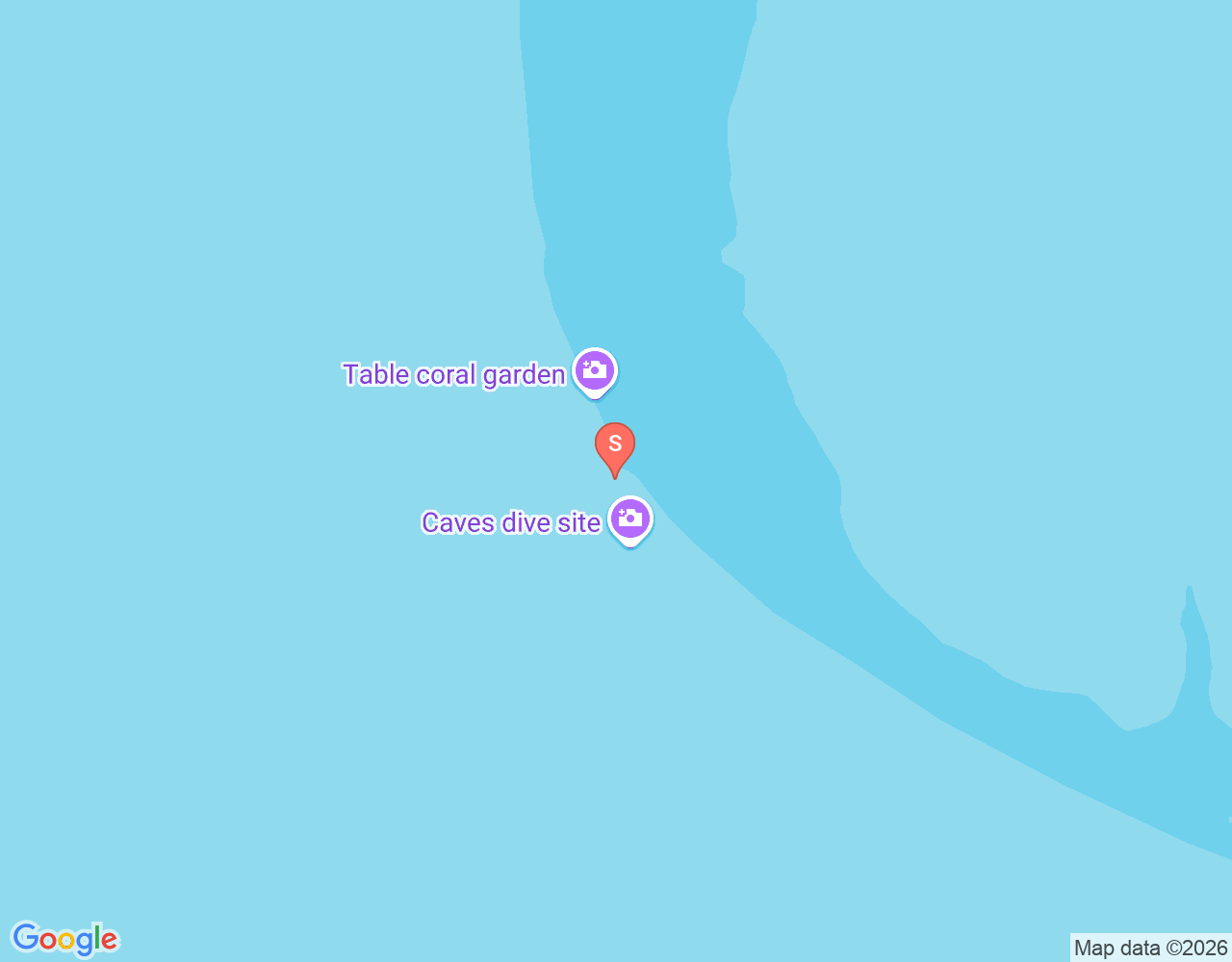 Mapa da localização de Kuramathi North