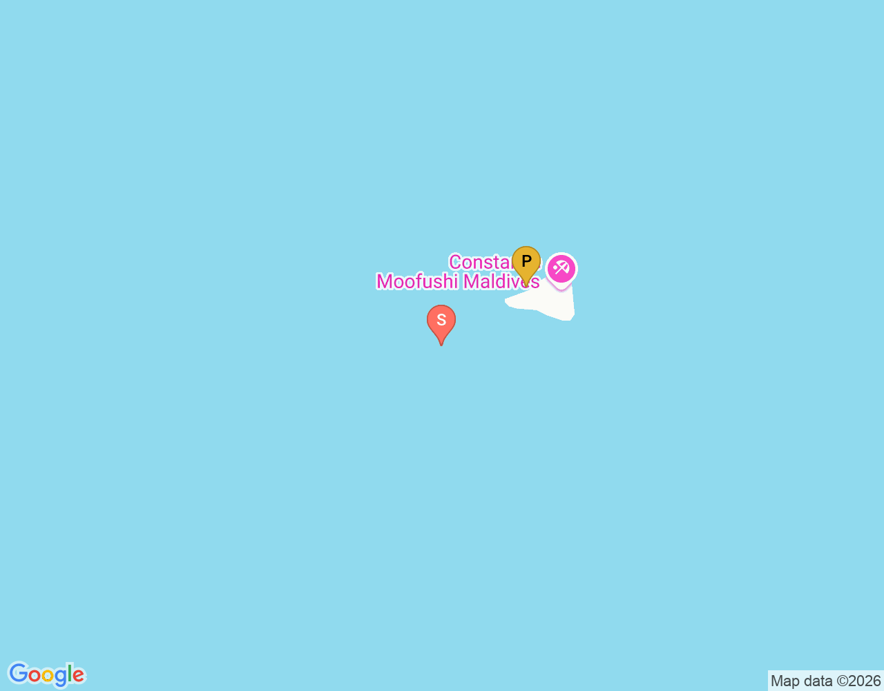 Mapa de ubicación de Moofushi