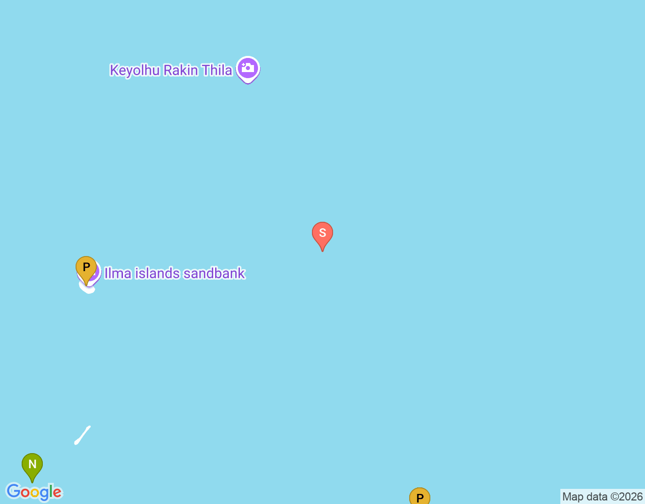 Mapa da localização de Olhuveli Kuda Giri