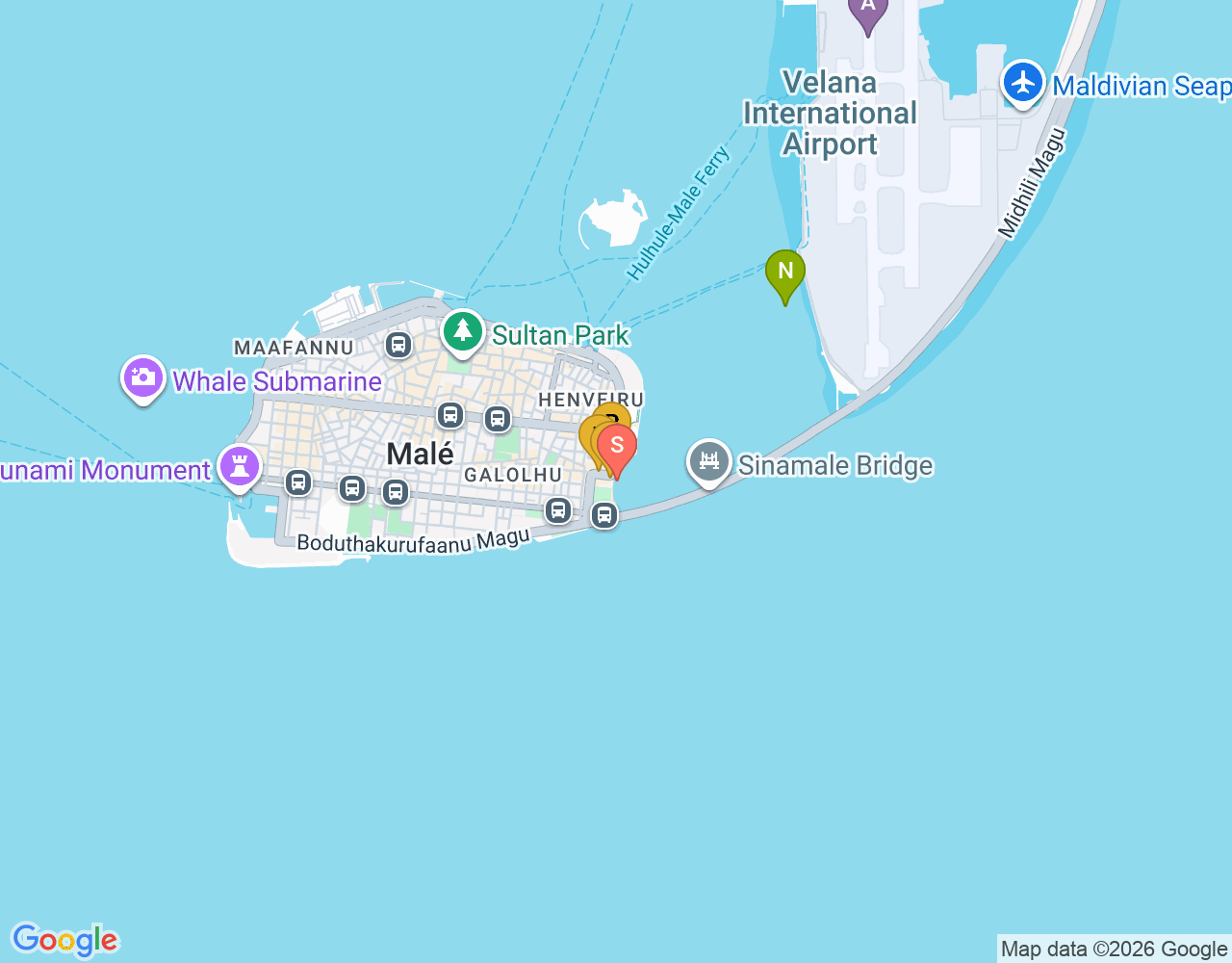 Mapa de ubicación de Raalhugandu