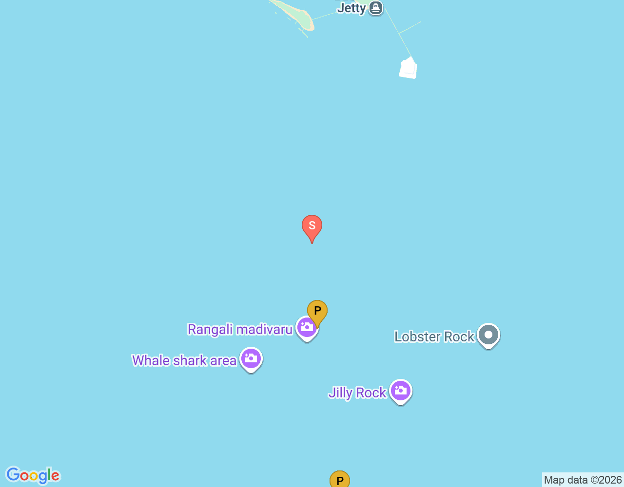 Mapa da localização de Rangali Madivaru
