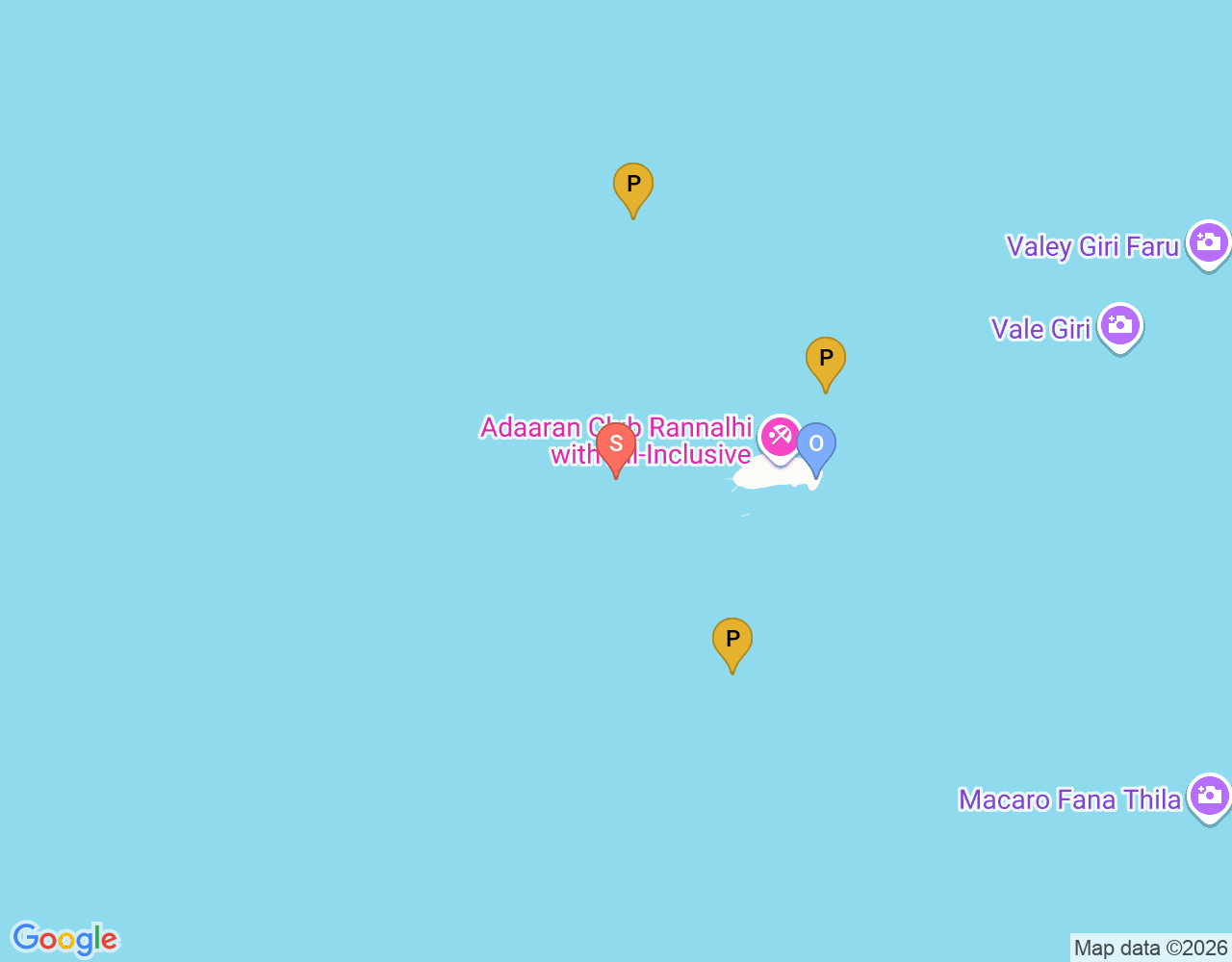 Mapa da localização de Rannalhi Faru