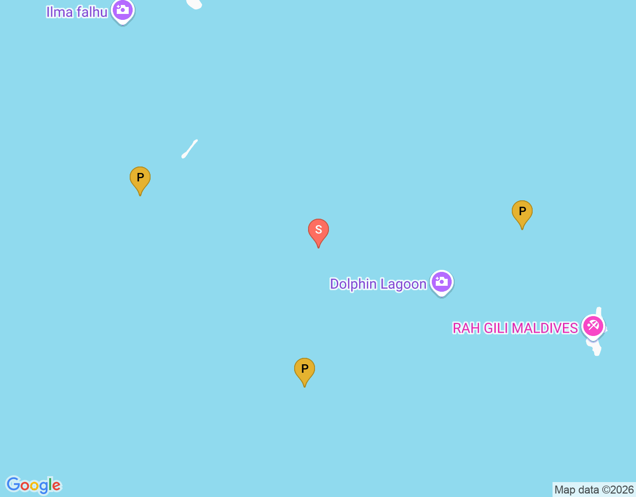 Mapa da localização de Rihiveli Faru