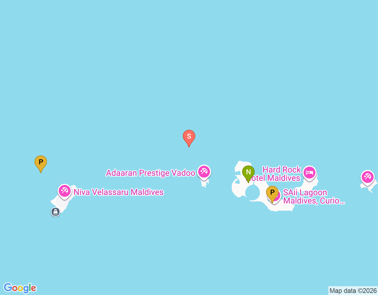 Mapa da localização de Vaadho Caves
