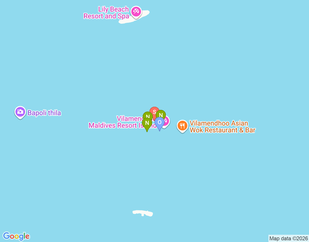 Mapa da localização de Vilamendhoo Housereef