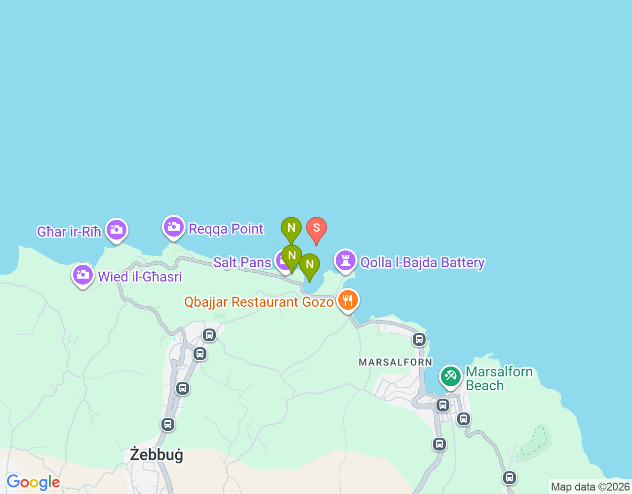 Mapa da localização de Calypso Cave