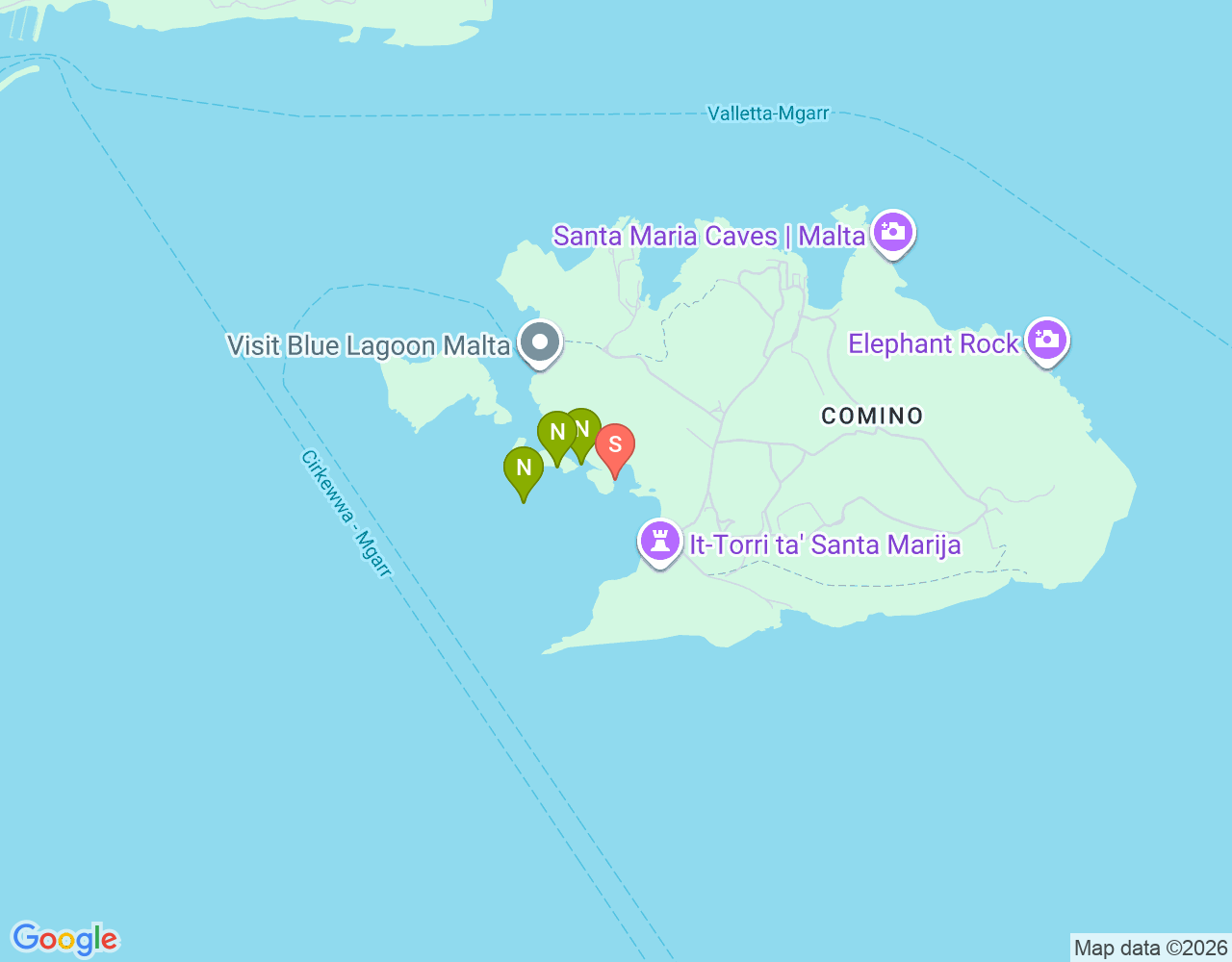 Mapa da localização de Crystal Lagoon Dive Site