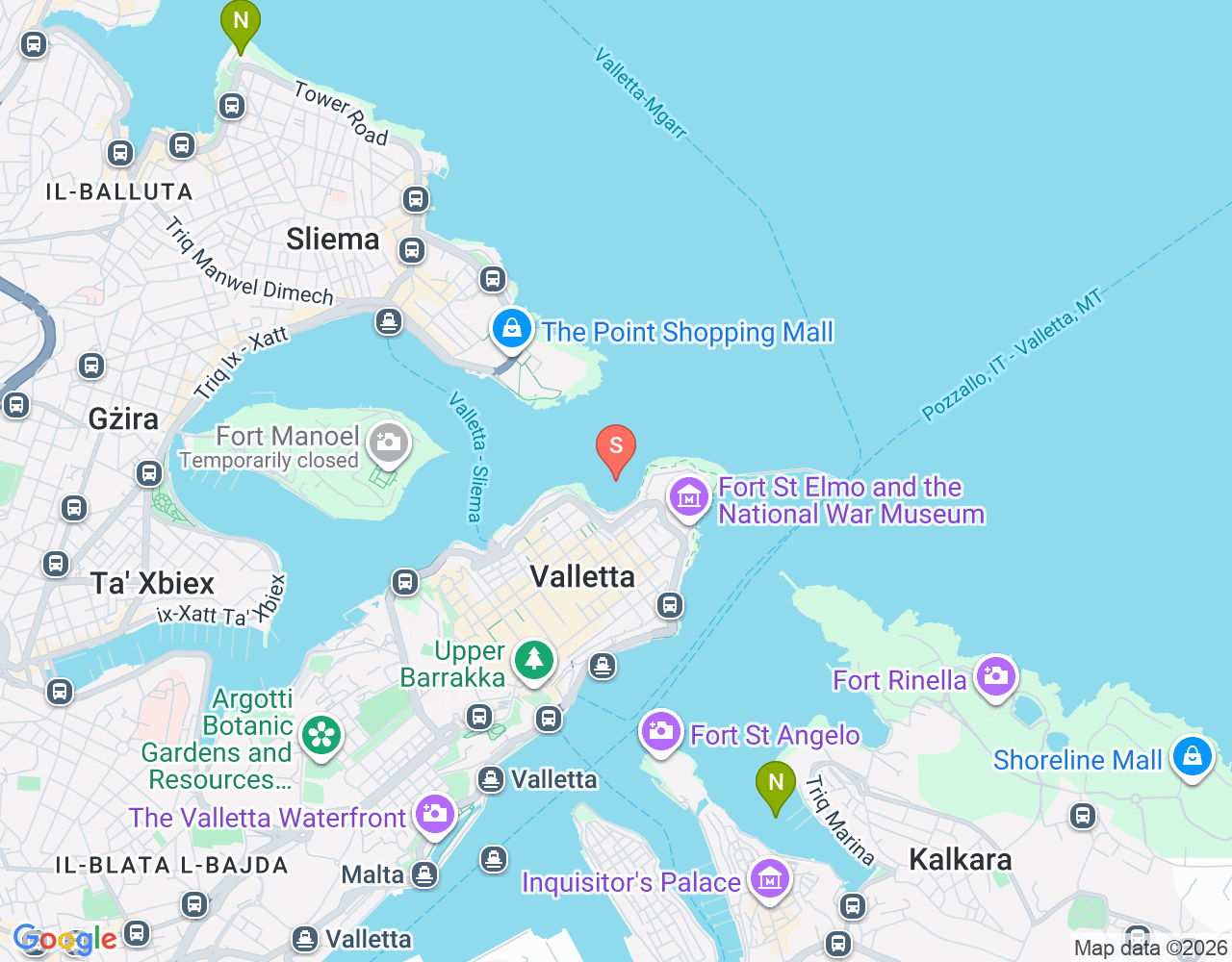Mapa da localização de HMS Maori
